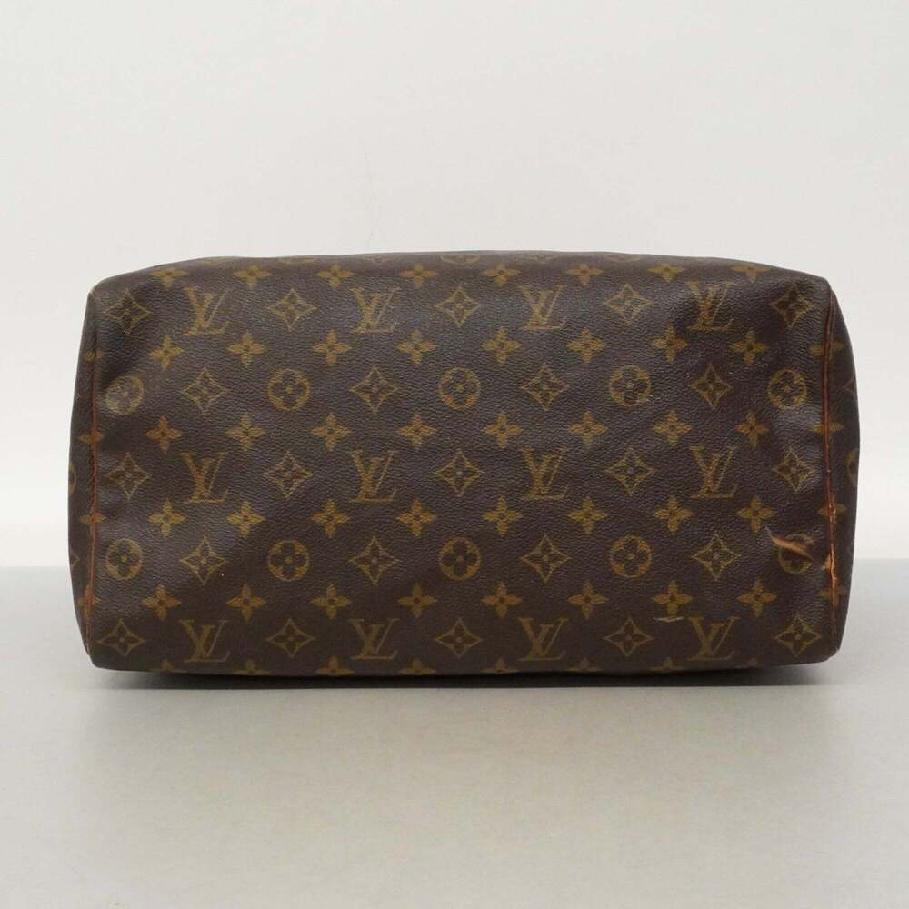 LOUIS VUITTON Brown Monogram Speedy 35 Bag - Picture 3 of 14